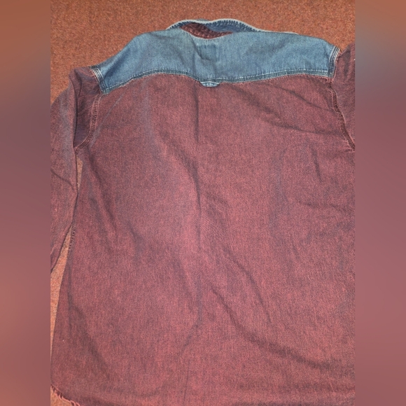 Vintage Baxter Brand 100% Cotton Men's Long Sleeved Shirt Size Small - Picture 7 of 8